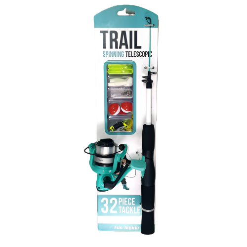 FUN TACKLE TRAIL TELESCOPIC SPINNING COMBO