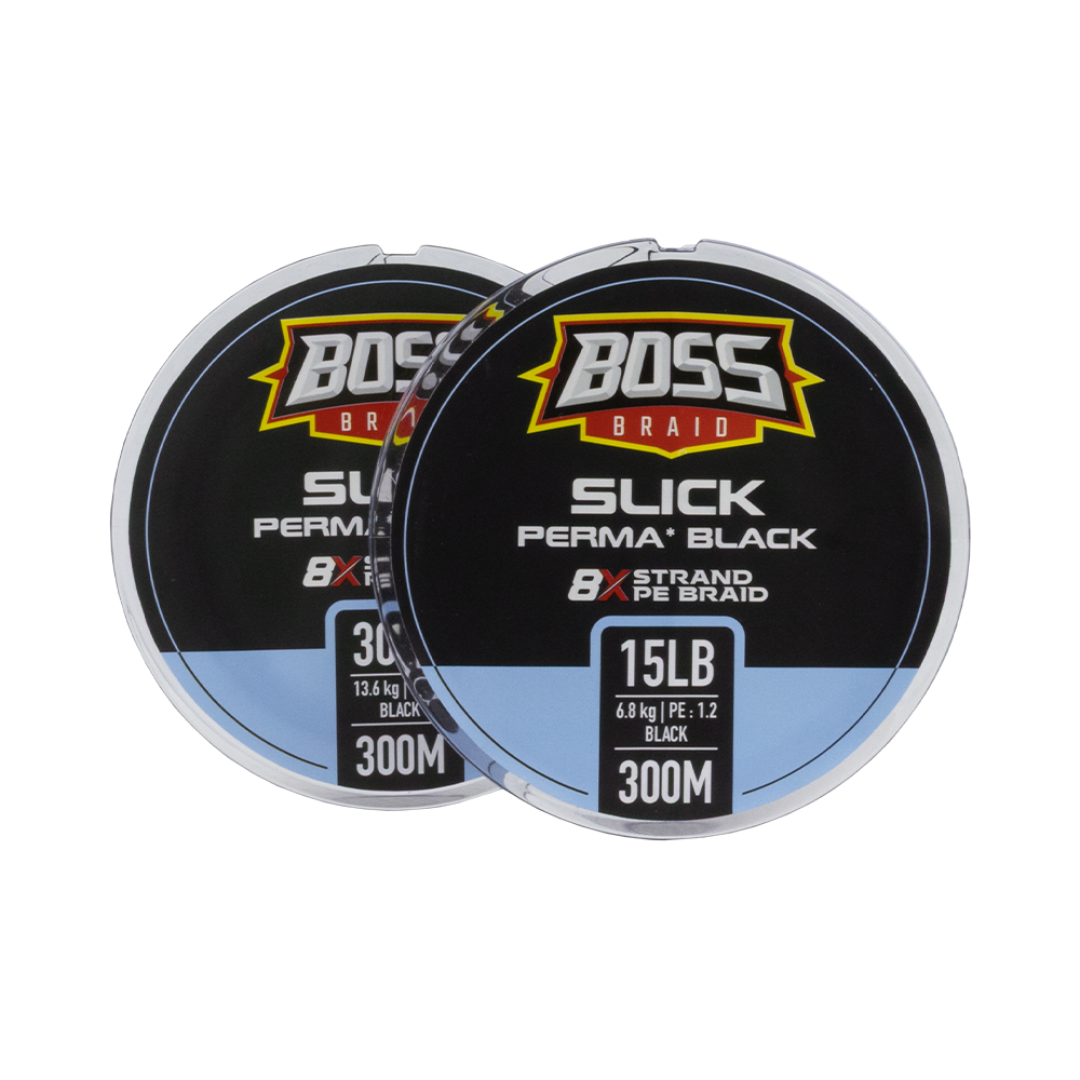 BOSS BRAID SLICK PERMA 8X BLACK 300M