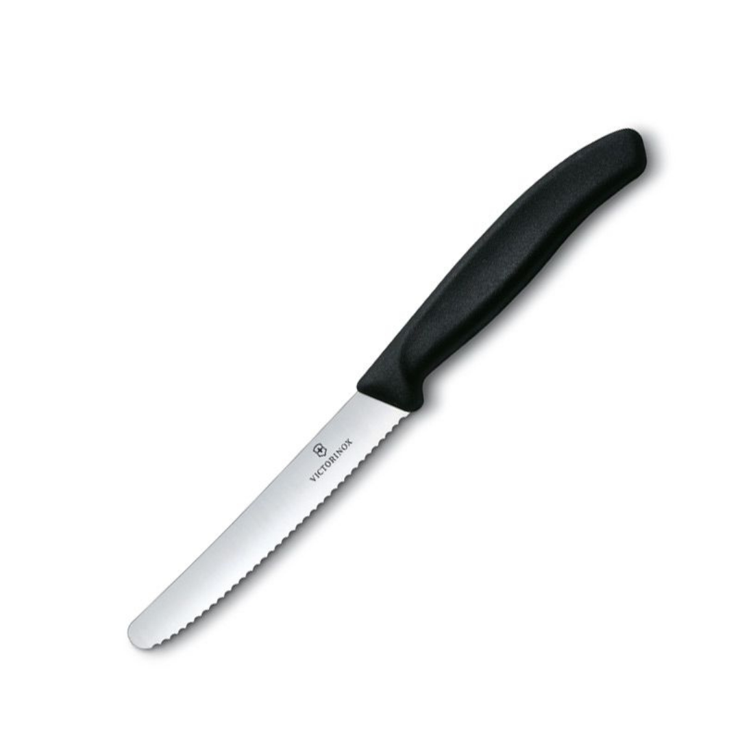 VICTORINOX SWISS CLASSIC TOMATO/STEAK KNIFE SERRATED 11CM