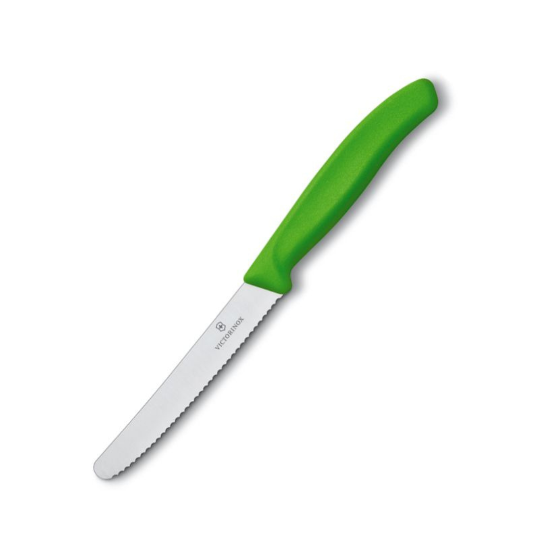 VICTORINOX SWISS CLASSIC TOMATO/STEAK KNIFE SERRATED 11CM