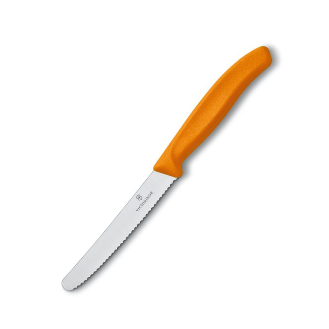 VICTORINOX SWISS CLASSIC TOMATO/STEAK KNIFE SERRATED 11CM