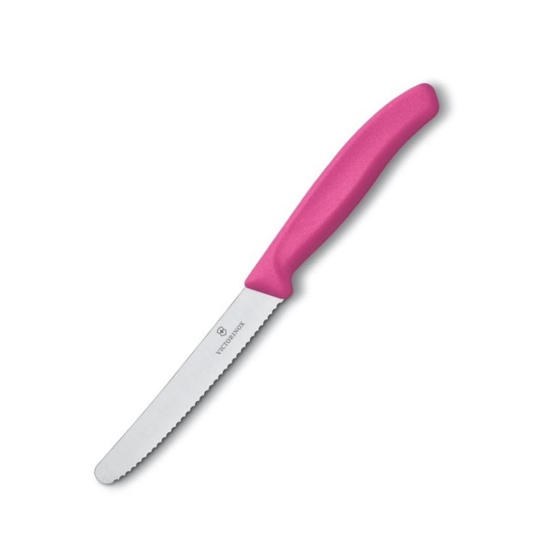 VICTORINOX SWISS CLASSIC TOMATO/STEAK KNIFE SERRATED 11CM
