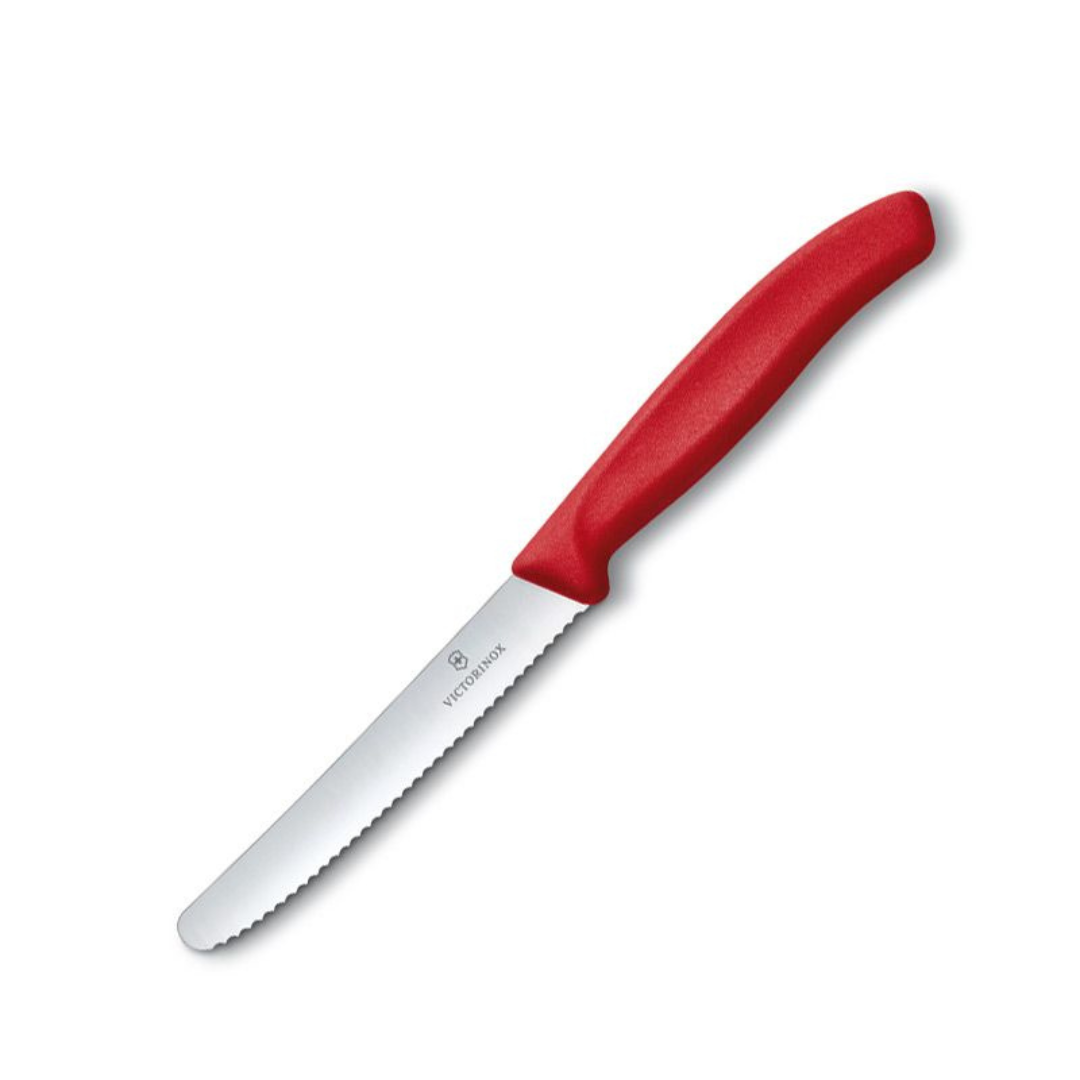 VICTORINOX SWISS CLASSIC TOMATO/STEAK KNIFE SERRATED 11CM