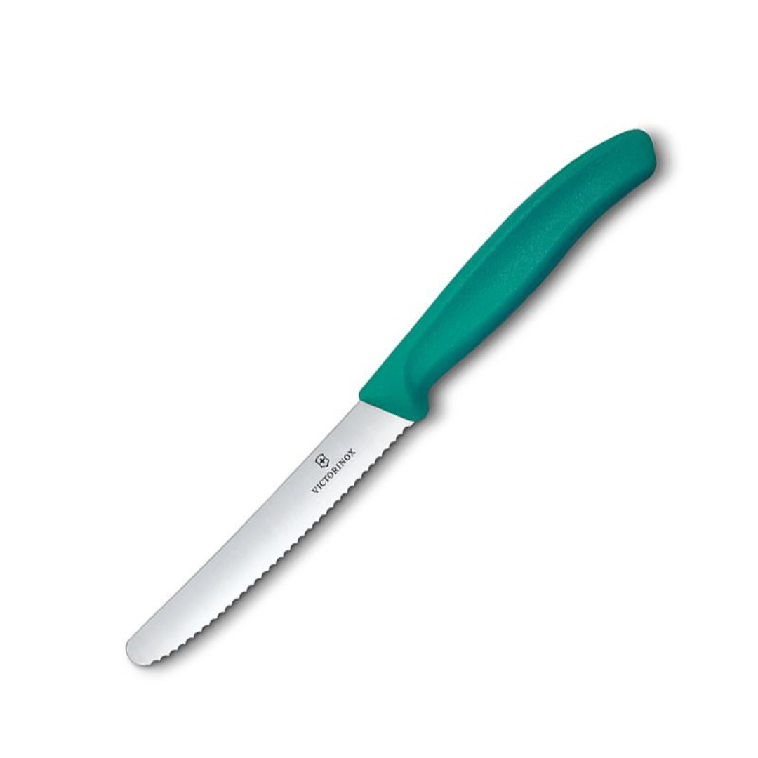 VICTORINOX SWISS CLASSIC TOMATO/STEAK KNIFE SERRATED 11CM