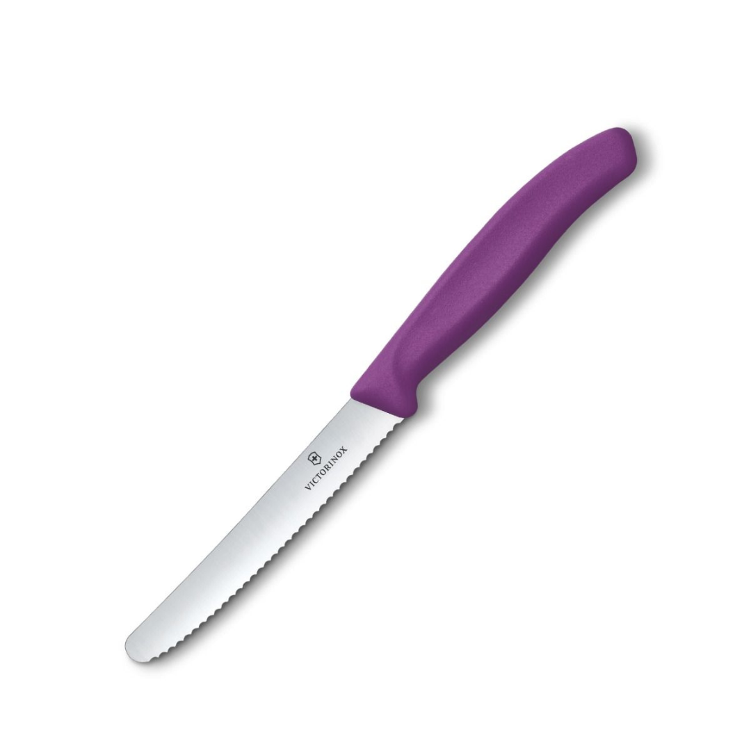 VICTORINOX SWISS CLASSIC TOMATO/TABLE KNIFE SERRATED 11CM