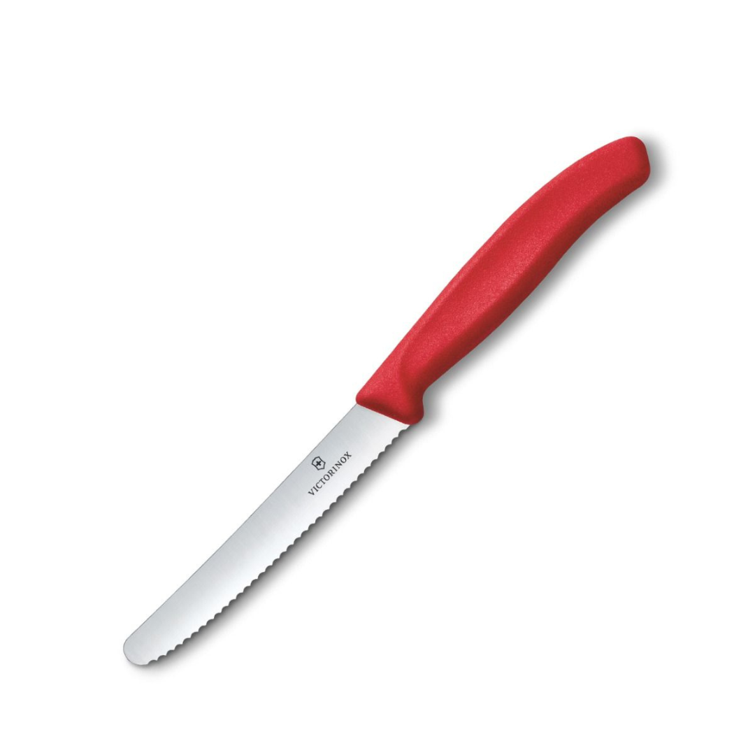 VICTORINOX SWISS CLASSIC TOMATO/TABLE KNIFE SERRATED 11CM