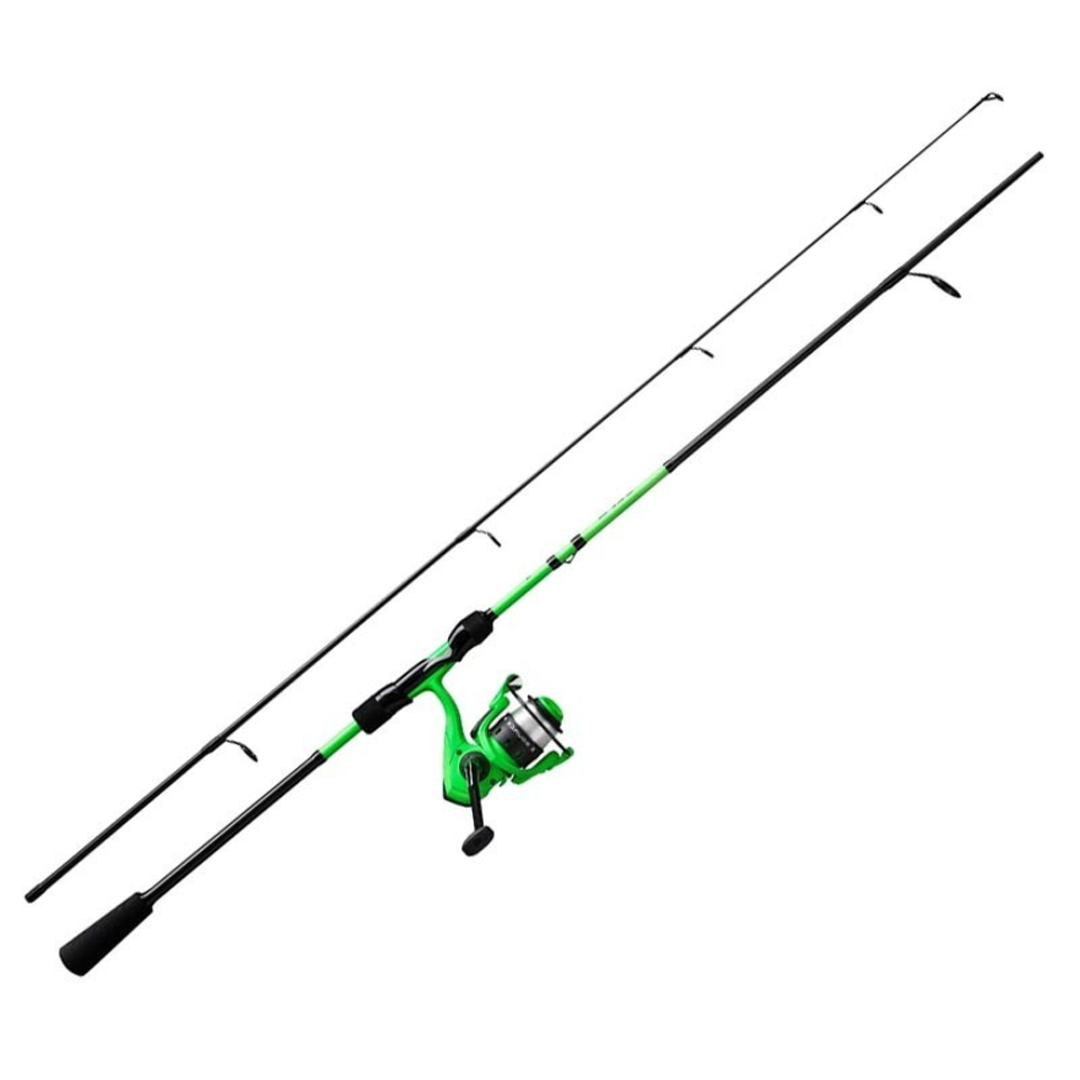 13 FISHING FATE NEON GREEN SPINNING COMBO