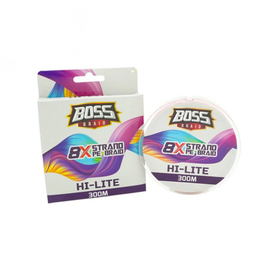BOSS BRAID HI-LITE 8X MULTI COLOUR 300M