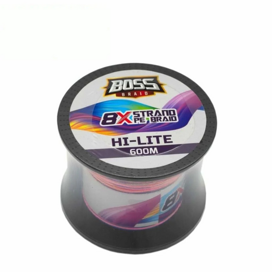 BOSS BRAID HI-LITE 8X MULTI COLOUR 600M