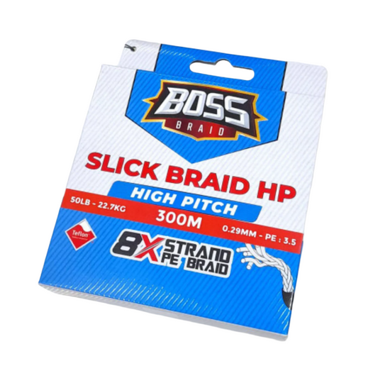 BOSS BRAID SLICK BRAID HP 8X GREEN 300M