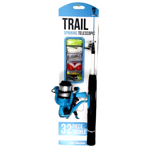 FUN TACKLE TRAIL TELESCOPIC SPINNING COMBO