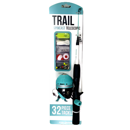 FUN TACKLE TRAIL TELESCOPIC SPINCAST COMBO
