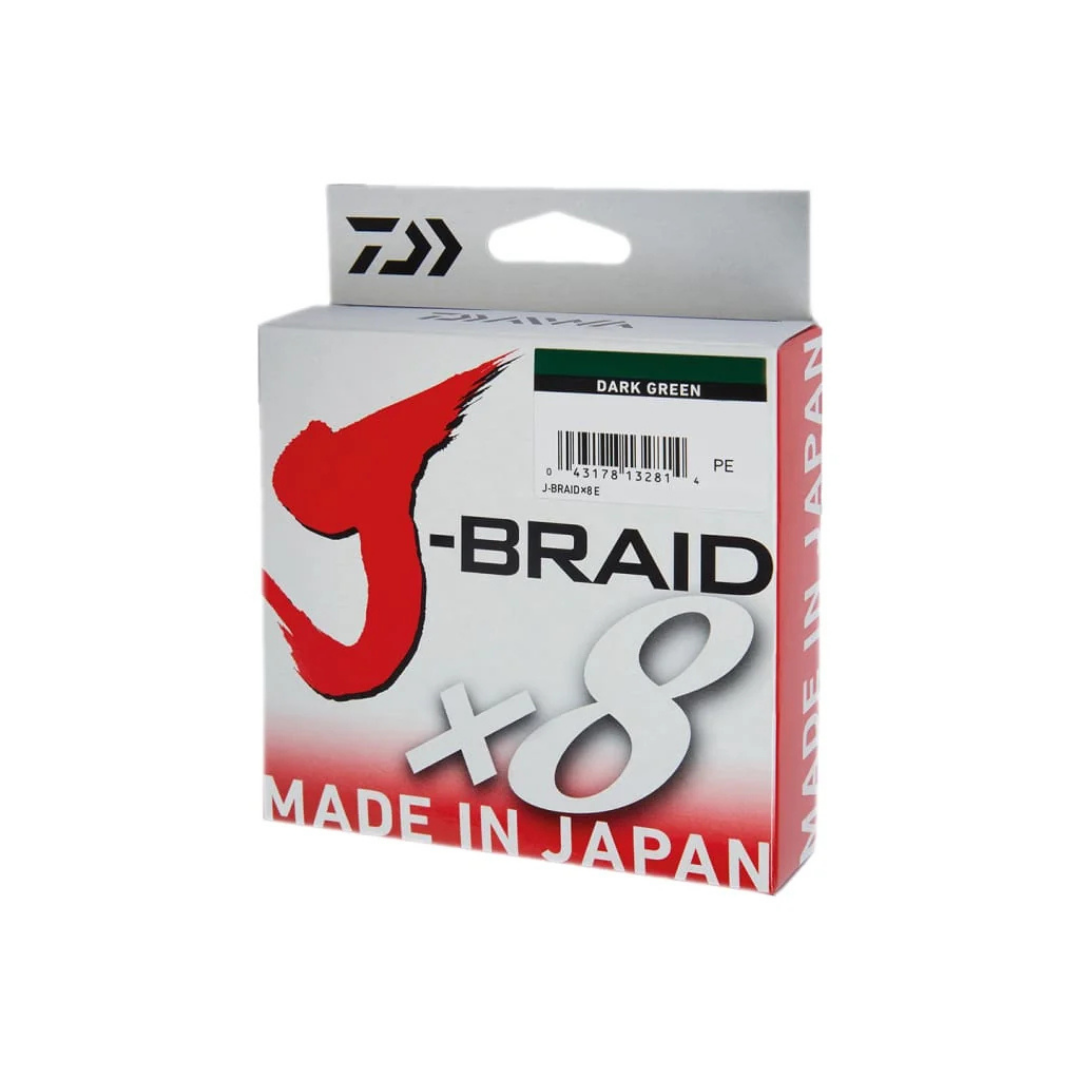 DAIWA J-BRAID 8X DARK GREEN 300M