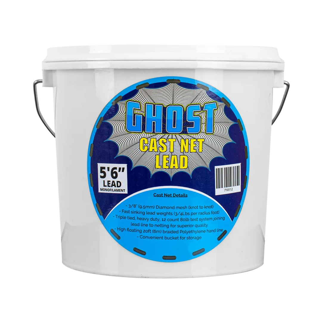 GHOST THROW NET MONOFILAMENT LEAD WEIGHTS