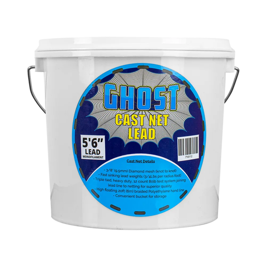 GHOST THROW NET MONOFILAMENT LEAD WEIGHTS
