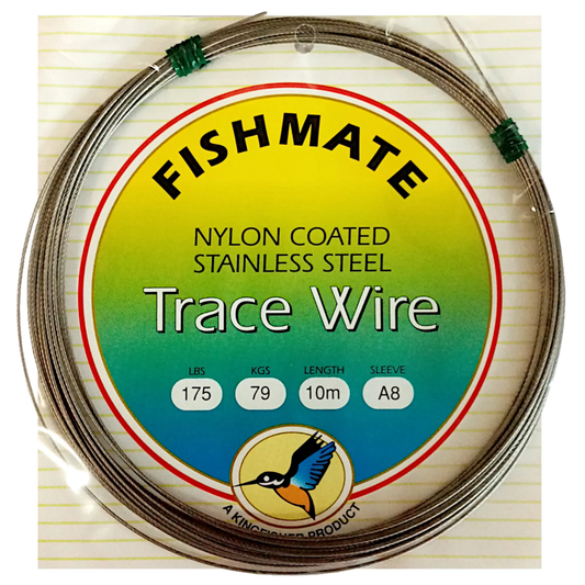 KINGFISHER FISHMATE NYLON COATED TRACE WIRE 10M