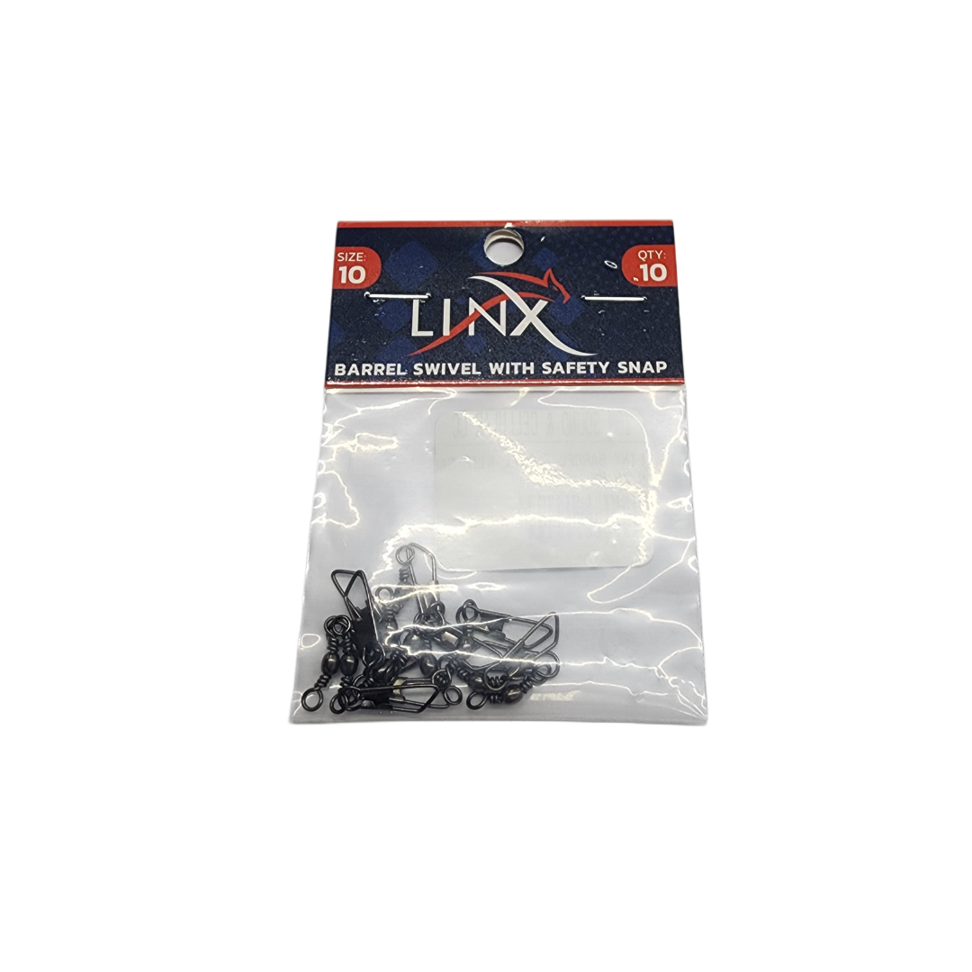 LINX BARREL SWIVEL WITH SAFETY SNAP