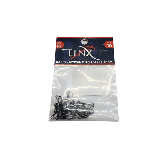LINX BARREL SWIVEL WITH SAFETY SNAP