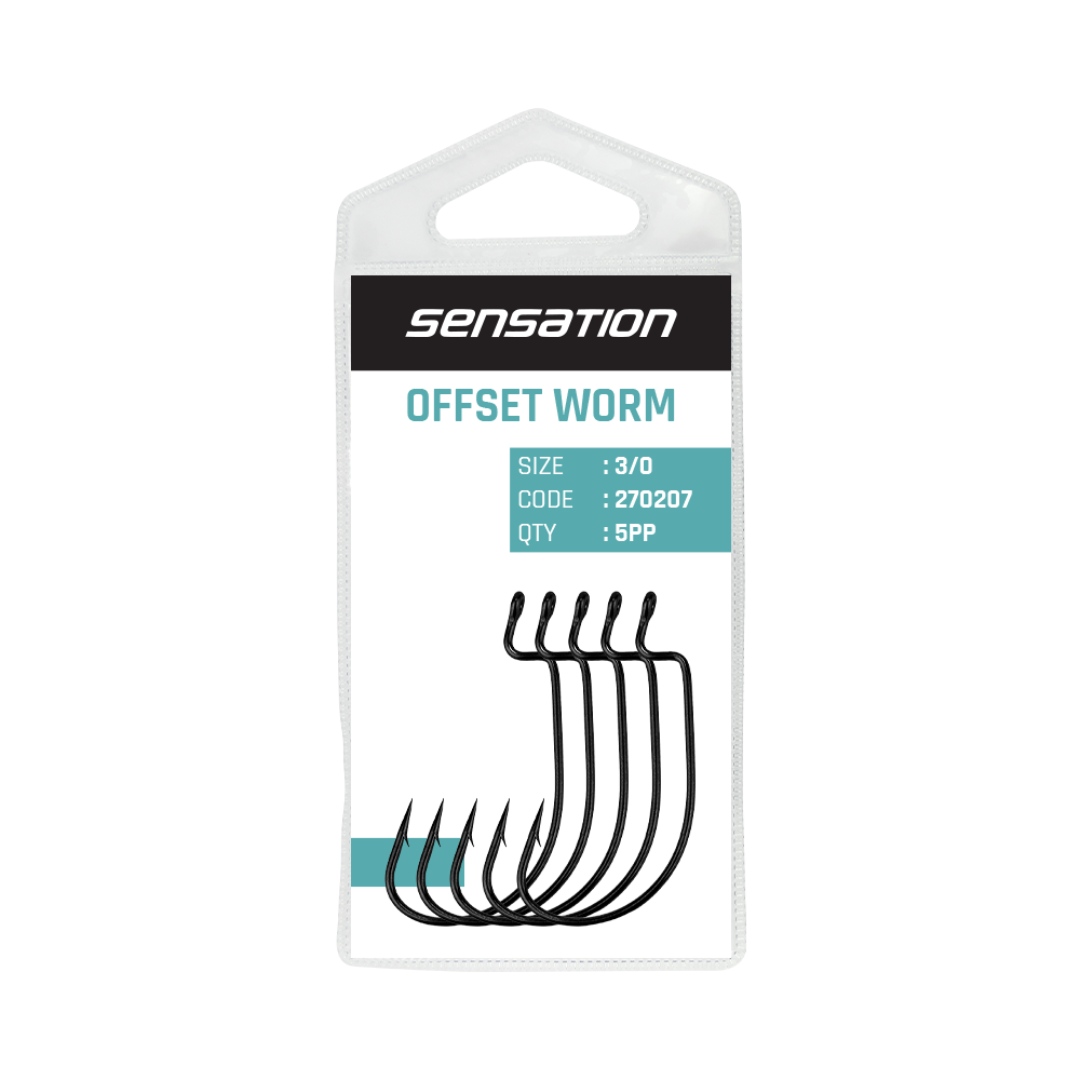 SENSATION OFFSET WORM HOOK