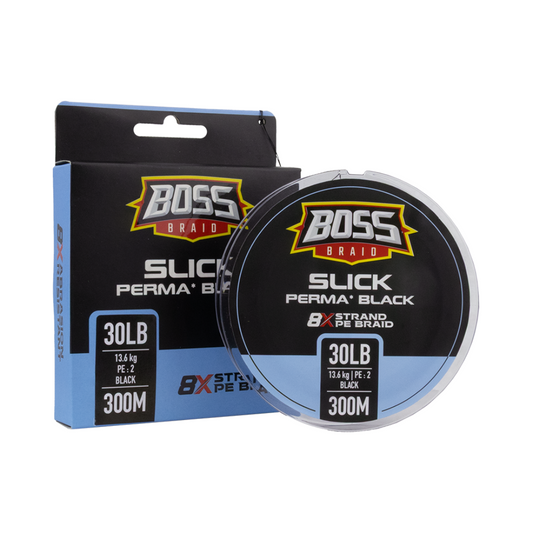 BOSS BRAID SLICK PERMA 8X BLACK 300M