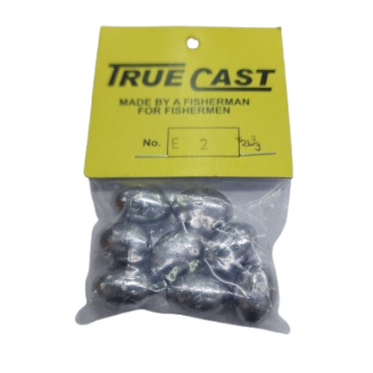 TRUE CAST LEAD EGG SINKERS
