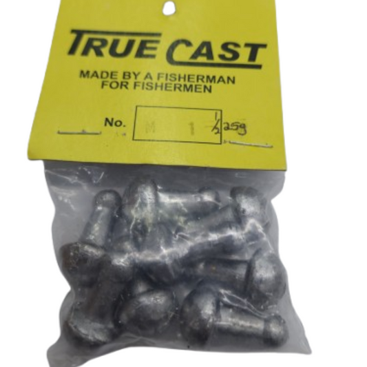 TRUE CAST LEAD MUSHROOM SINKERS