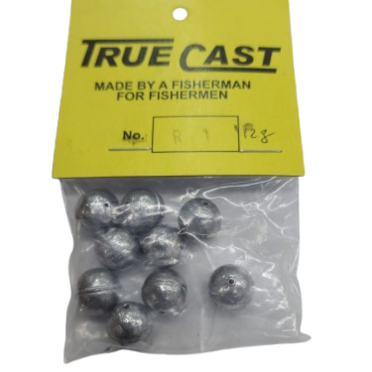 TRUE CAST LEAD ROUND SINKERS